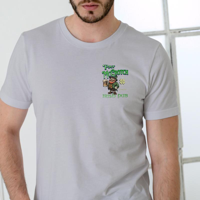 Pat McCrotch Irish Pub T Shirt, Unisex Cotton