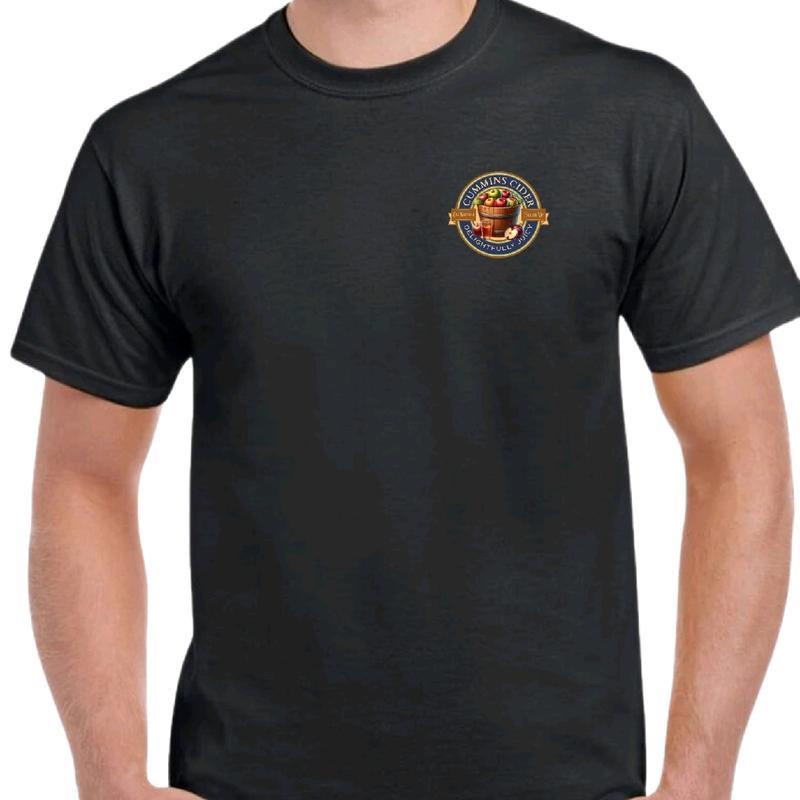 Cummins Cider - men's funny T-shirt- Menswear Casual Crewneck