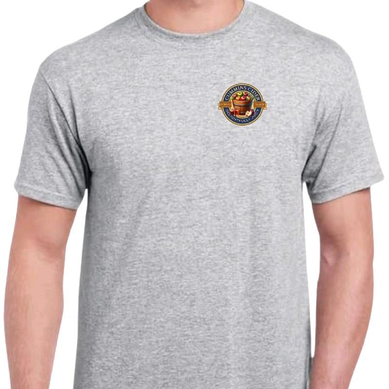 Cummins Cider - men's funny T-shirt- Menswear Casual Crewneck