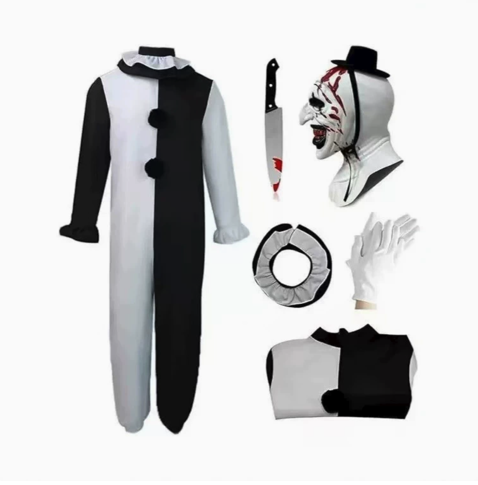 Art the Clown Inspired Halloween Costume & Mask - Sold Separately