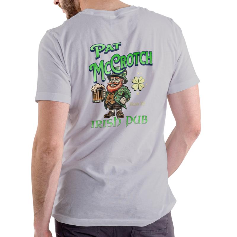 Pat McCrotch Irish Pub T Shirt, Unisex Cotton