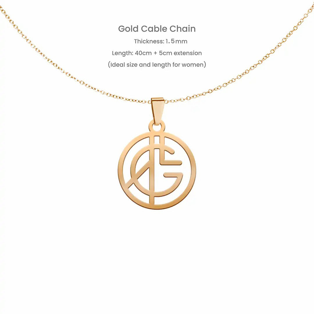 💗Unique Design Name Monogram Logo Necklace