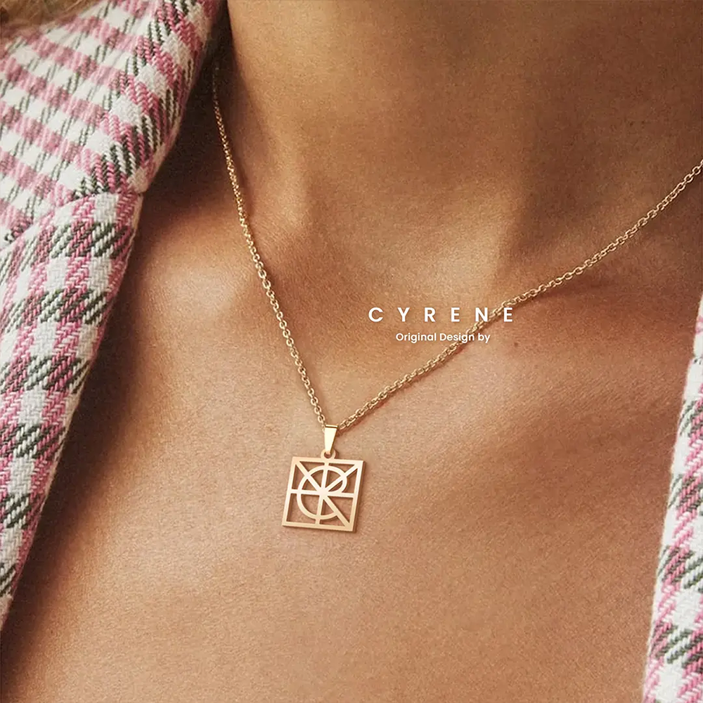 💗Unique Design Name Monogram Logo Necklace
