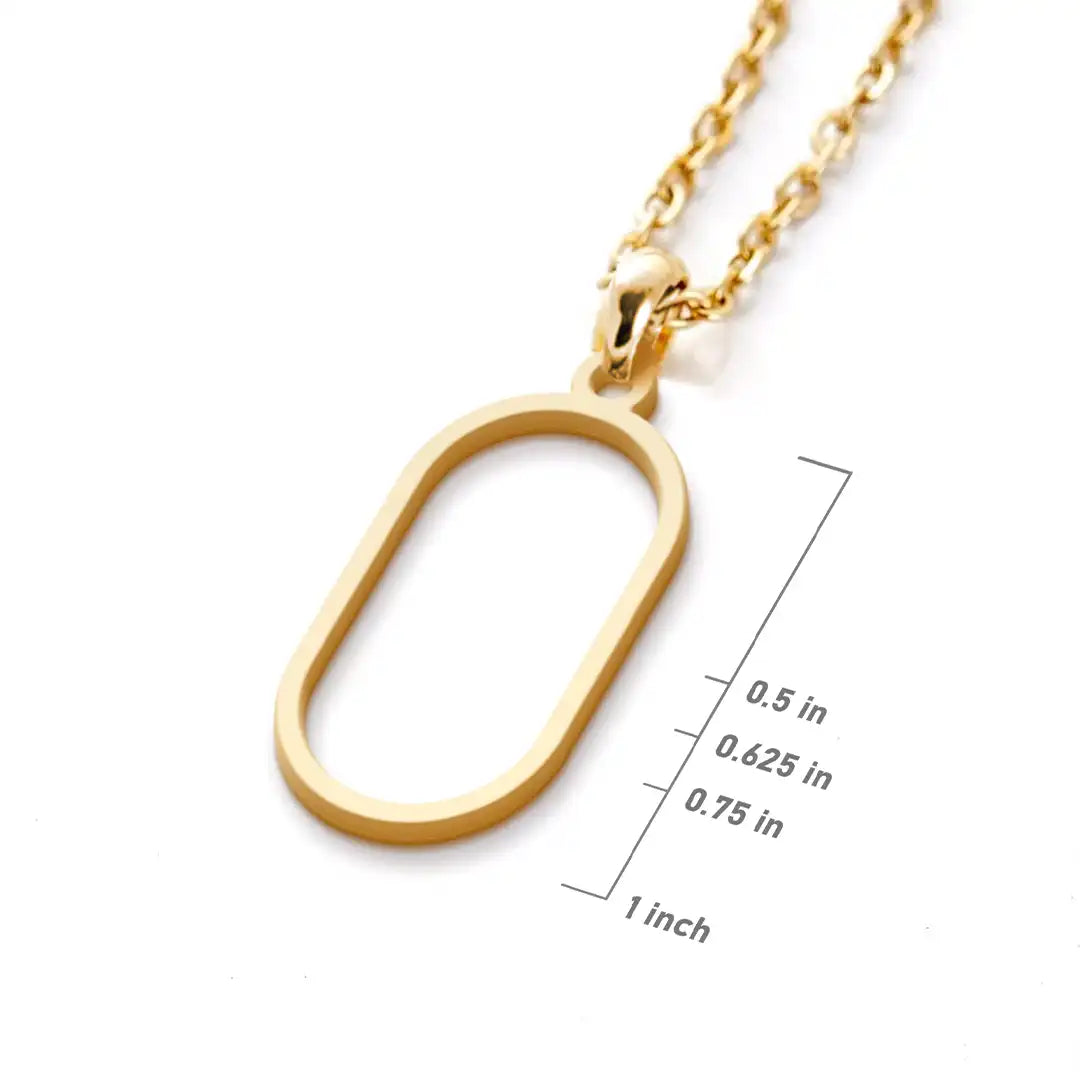 💗Unique Design Name Monogram Logo Necklace