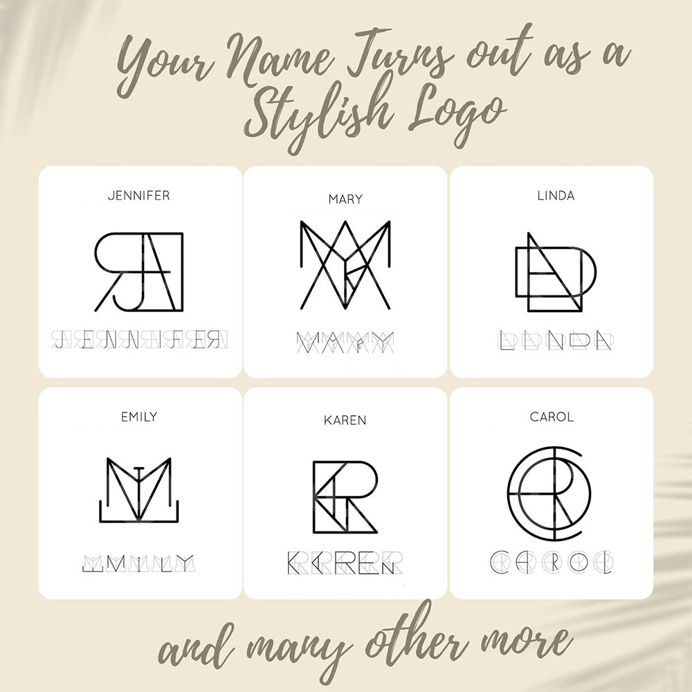 💗Personalisierte Halskette mit einzigartigem Design und Namenslogo