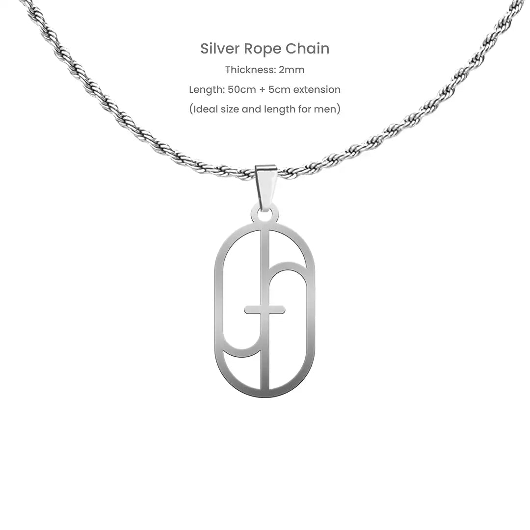 💗Unique Design Name Monogram Logo Necklace