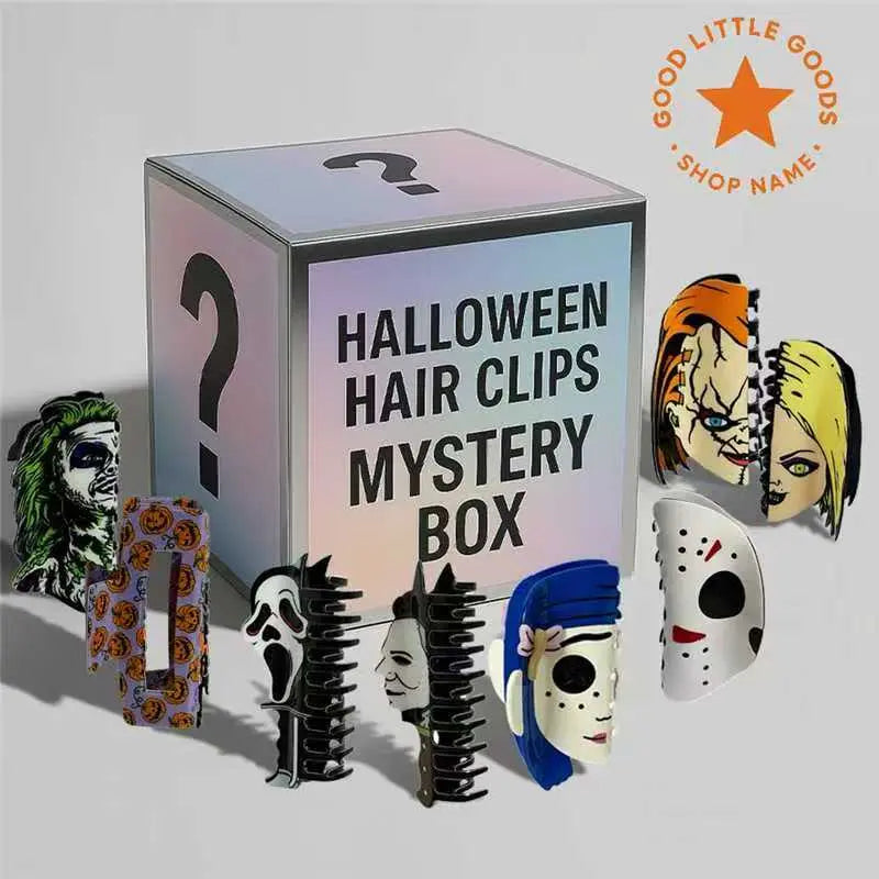 Halloween Horror Hair Claw Clip Mystery Box with Random Designs [YQT:ULO-261009-003:36bb8c3cbac0f16d]