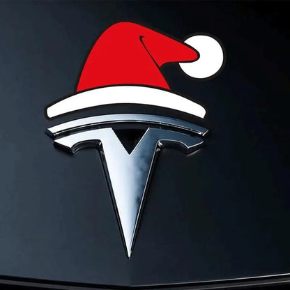 Santa Hat Christmas Stickers for Car Emblems, Laptops and Water Bottles [YQT:ULO-260925-001:f75685ae296d397e]