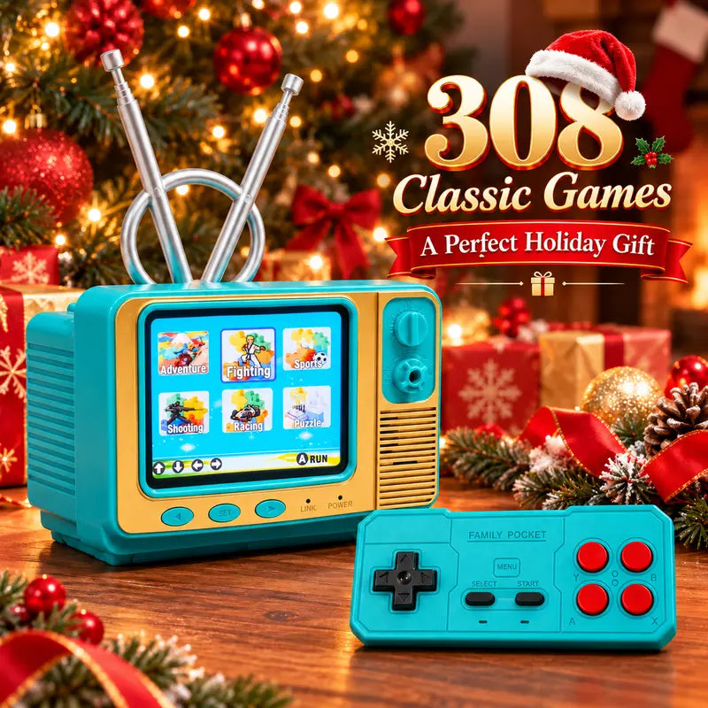 Retro TV Style Gaming Console with Controller and 308 Classic Games [YQT:ULO-261013-005:cbf4bf5adeb4f721]