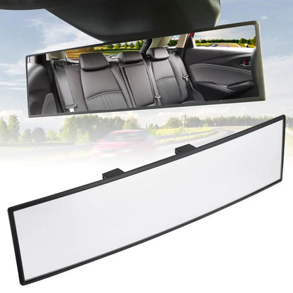 Panoramic Clip-On Car Rearview Mirror with Wide Rectangular Design [YQT:ULO-261008-006:43e1b519c82b2bb8]