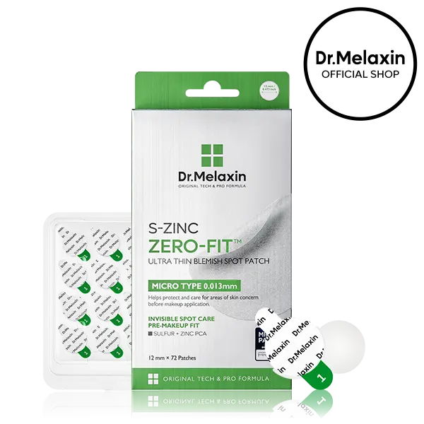 Dr.Melaxin S-ZINC ZERO-FIT Ultra Thin Blemish Spot Patches, 72 Count [YQT:ULO-261002-003:3fb00980e30ddfe2]