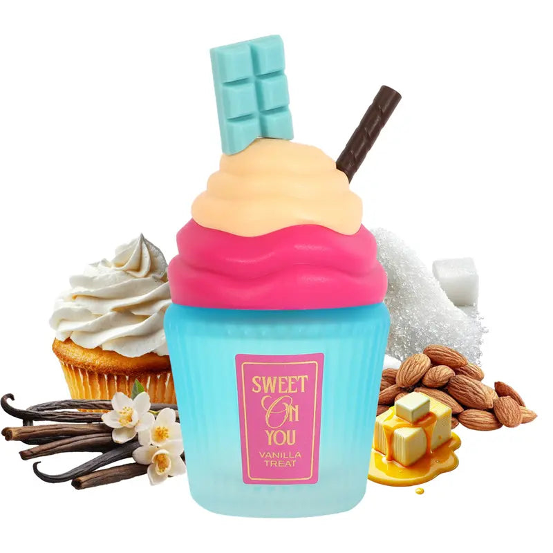 Sweet on You Vanilla Treat Eau de Parfum 100ml in Cupcake Bottle [YQT:ULO-260926-001:b6c732289b012c73]