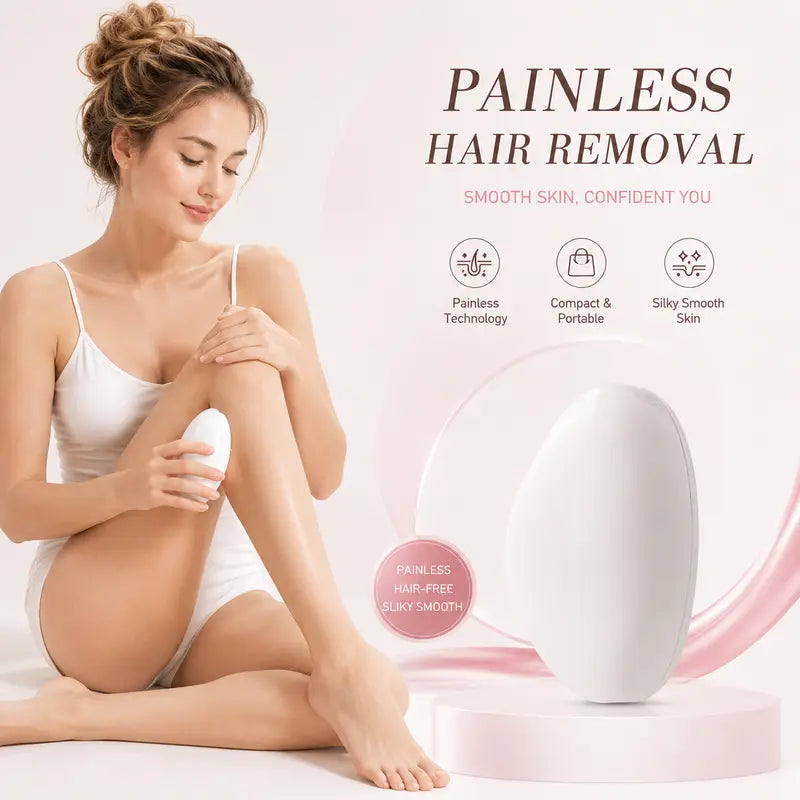 White Crystal Hair Eraser with Nano Glass Surface for Arms and Legs [YQT:ULO-261007-007:37150330096848b9]