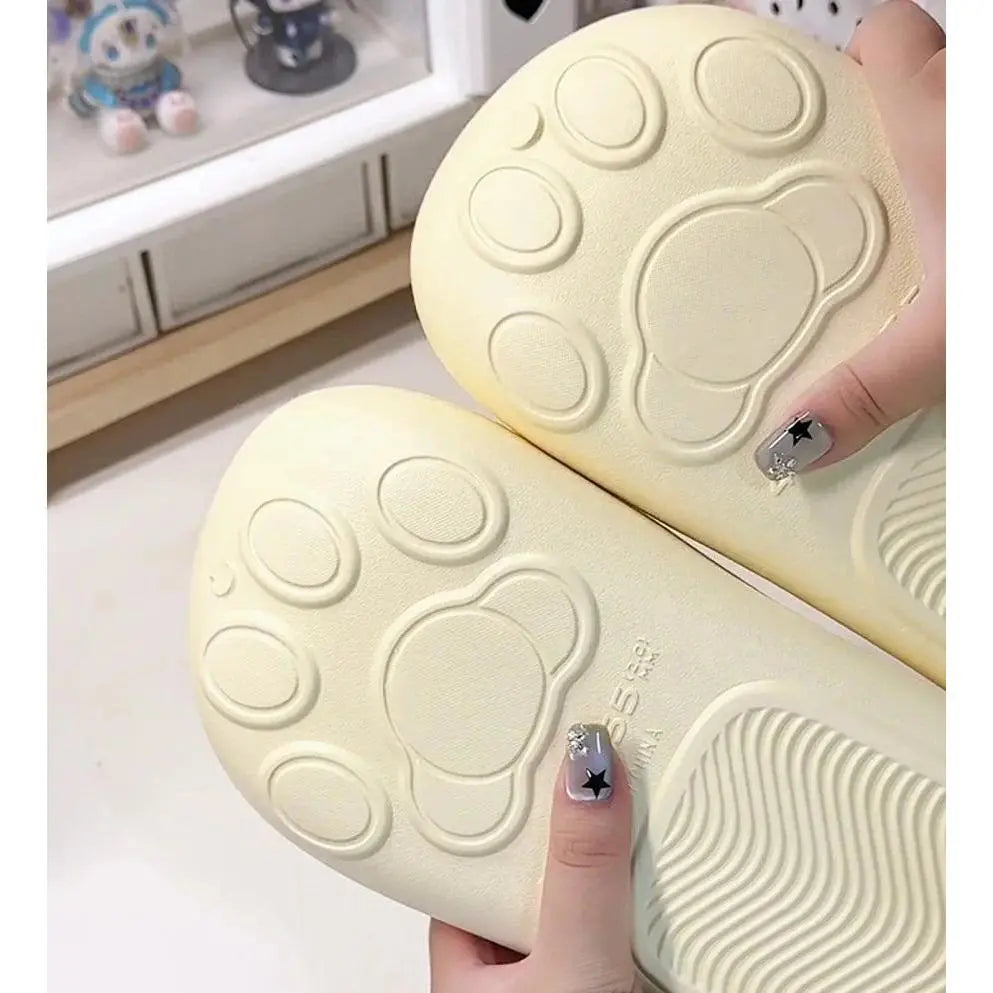 Cute Cat and Rabbit Slippers with Sculpted Ears and Animal Faces [YQT:ULO-260912-002:0e88036cdd1df53d]
