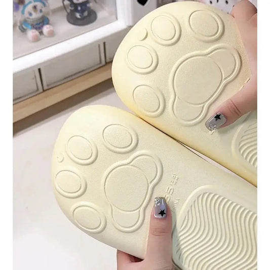 Cute Cat and Rabbit Slippers with Sculpted Ears and Animal Faces [YQT:ULO-260912-002:0e88036cdd1df53d]
