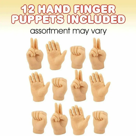 Tiny Hands Rock Paper Scissors Finger Puppets Set of 12 [YQT:ULO-261013-002:62056ec36d94fa22]