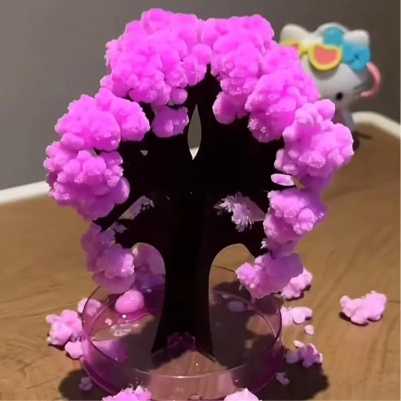 Magic Growing Crystal Sakura Tree DIY Kit with Pink Blossoms [YQT:ULO-261006-004:a0136a156835b505]