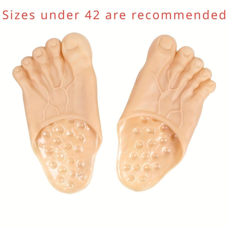 Novelty Bare Foot Slippers with Sculpted Toes for Costume Parties and Dress-Up [YQT:ULO-261012-007:b3658f68a7d7b351]