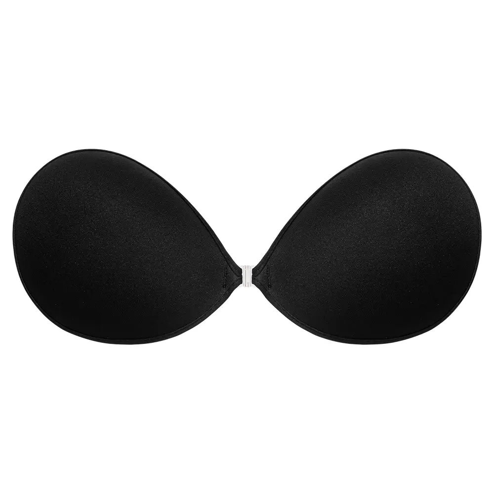 Strapless Adhesive Bra with Contoured Cups and Clear Front Clasp [YQT:ULO-260917-001:ed0ac3aa82dd2eb7]