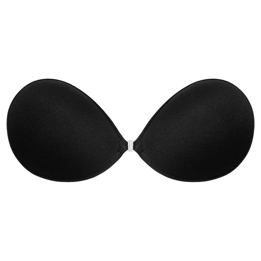 Strapless Adhesive Bra with Contoured Cups and Clear Front Clasp [YQT:ULO-260917-001:ed0ac3aa82dd2eb7]