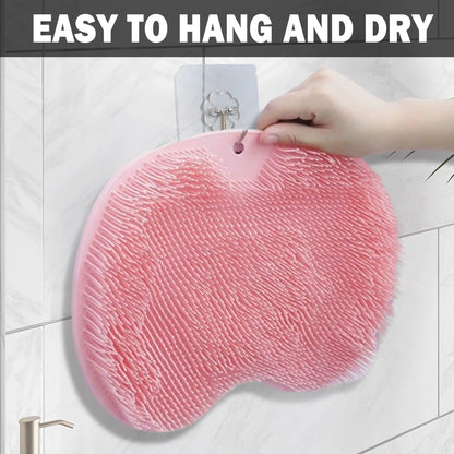 Silicone Shower Foot and Back Scrubber Mat with Suction Cups [YQT:ULO-260924-007:1d9c0913143062a5]