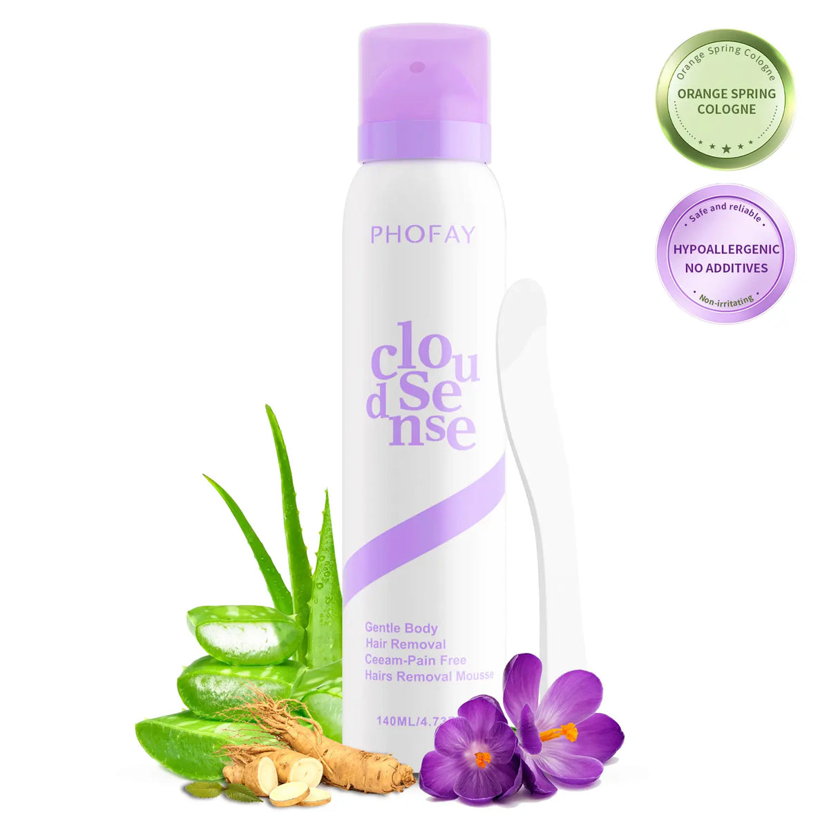 PHOFAY Body Hair Removal Mousse and Cream with Citrus Scent [YQT:ULO-260916-006:0869279c08ebb406]