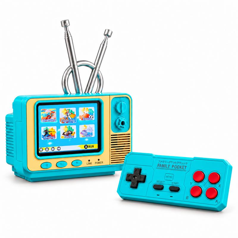 Retro TV Style Gaming Console with 308 Classic Games and Controller [YQT:ULO-261017-002:a29d8b7f61f12340]