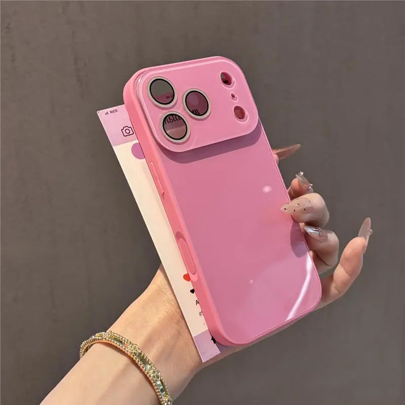 Glossy Solid Color Phone Case with Matching Camera Surround [YQT:ULO-260916-007:1bd9a810b557993e]