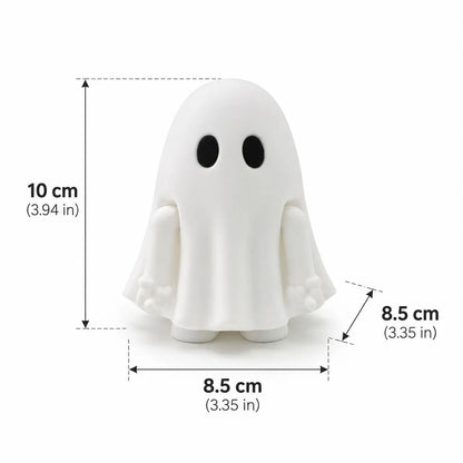 Pressable Ghost Desk Figurine with Pop-Up Hands and White 3D Printed Design [YQT:ULO-261006-003:a62c8ae7c625091d]