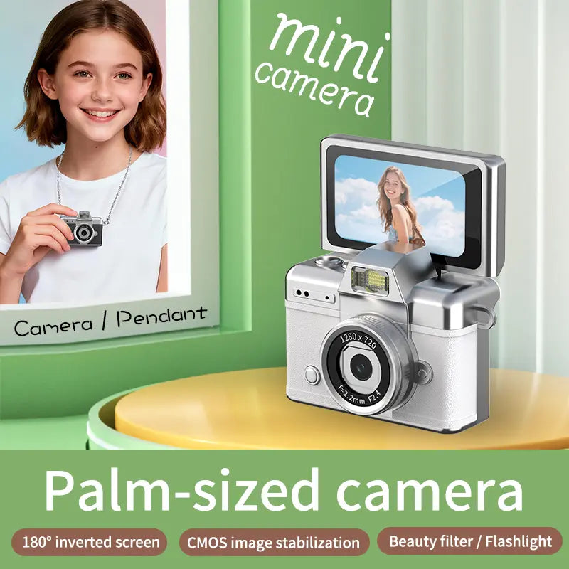 Mini Retro Digital Keychain Camera with Flip Screen and Flash [YQT:ULO-261012-002:d67a1da2e233dd16]