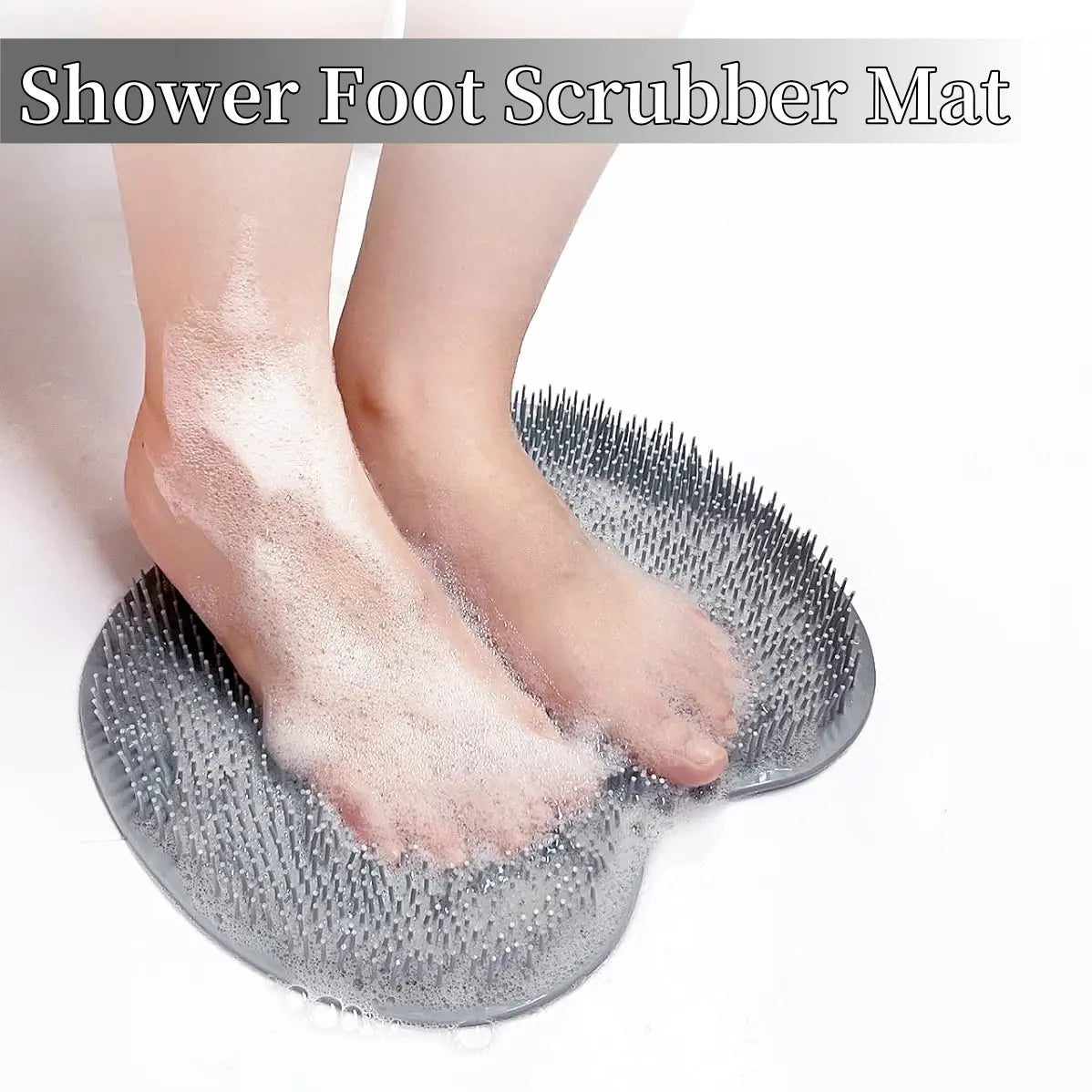 Silicone Shower Foot and Back Scrubber Mat with Suction Cups [YQT:ULO-260924-007:7b5c92e689f858a3]