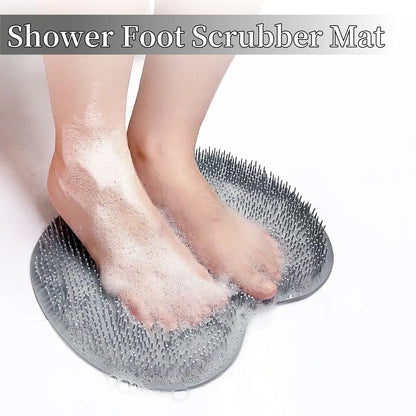 Silicone Shower Foot and Back Scrubber Mat with Suction Cups [YQT:ULO-260924-007:7b5c92e689f858a3]