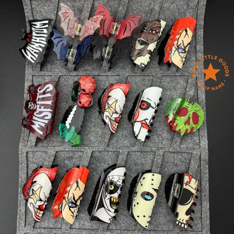 Halloween Horror Hair Claw Clip Mystery Box with Random Designs [YQT:ULO-261009-003:6dc4892c729ce697]