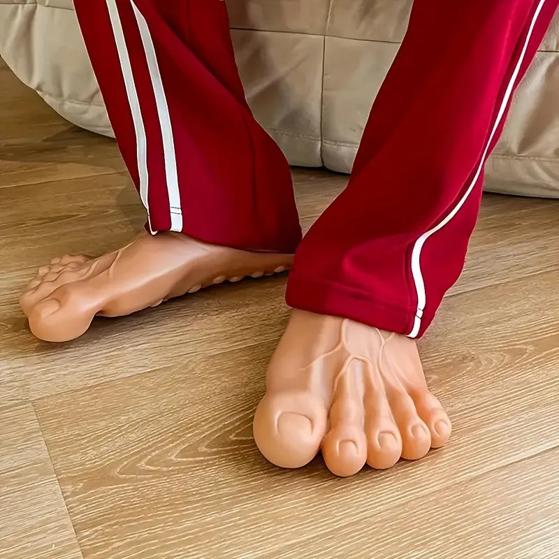 Novelty Bare Foot Slippers with Sculpted Toes for Costume Parties and Dress-Up [YQT:ULO-261012-007:d41ff8ab0f643811]