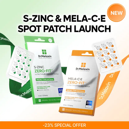 Dr.Melaxin S-ZINC ZERO-FIT Ultra Thin Blemish Spot Patches, 72 Count [YQT:ULO-261002-003:add9439ba7a7857b]
