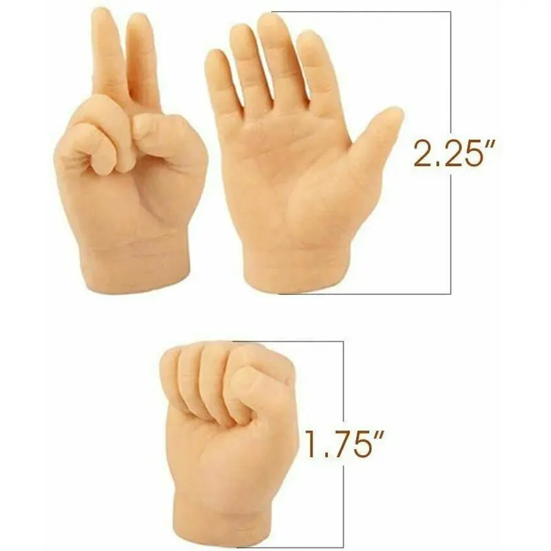 Tiny Hands Rock Paper Scissors Finger Puppets Set of 12 [YQT:ULO-261013-002:bd3ddc59ad516228]