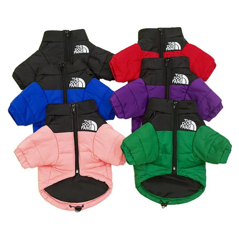 Quilted Dog Jacket with Zip Closure and Stand Collar in Multiple Colors [YQT:ULO-261029-005:fef7a13f4a84ef1a]