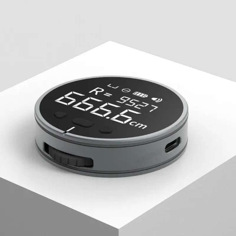 Digital Rolling Tape Measure with Round Display for Flat and Curved Surfaces [YQT:ULO-260924-008:38f9a39c57029bff]
