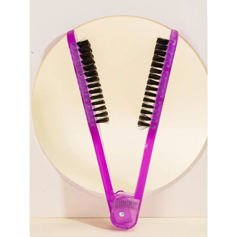 Double Sided Clamp Hair Styling Brush with Hinged Handle [YQT:ULO-261013-001:d776fc383f8de957]