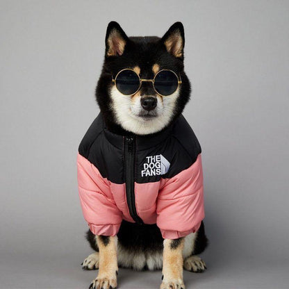 Quilted Dog Jacket with Zip Closure and Stand Collar in Multiple Colors [YQT:ULO-261029-005:df695a128a037c1a]