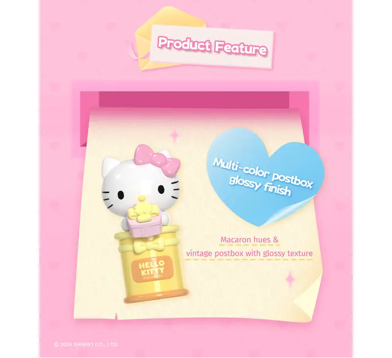 Hello Kitty MINILIKE Sweetheart Post Series Postbox Figure Blind Box [YQT:ULO-261005-002:568c2a4cb5620417]