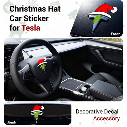 Santa Hat Christmas Stickers for Car Emblems, Laptops and Water Bottles [YQT:ULO-260925-001:c810720b049da1ab]