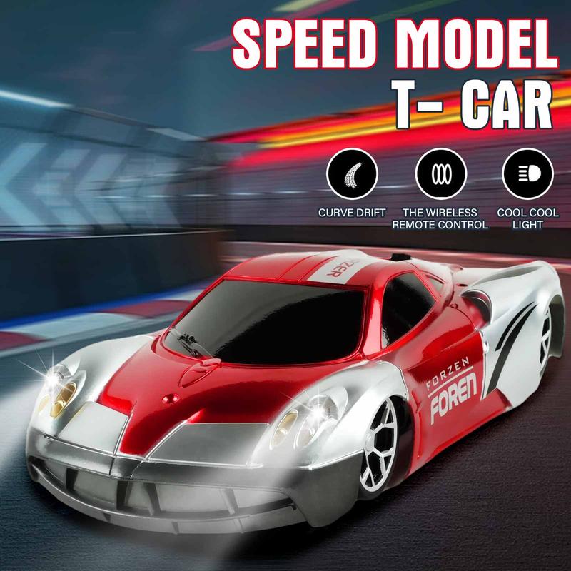 Remote Control Wall Climbing Toy Car with LED Headlights in Red or Blue [YQT:ULO-261029-004:96199d4302339136]