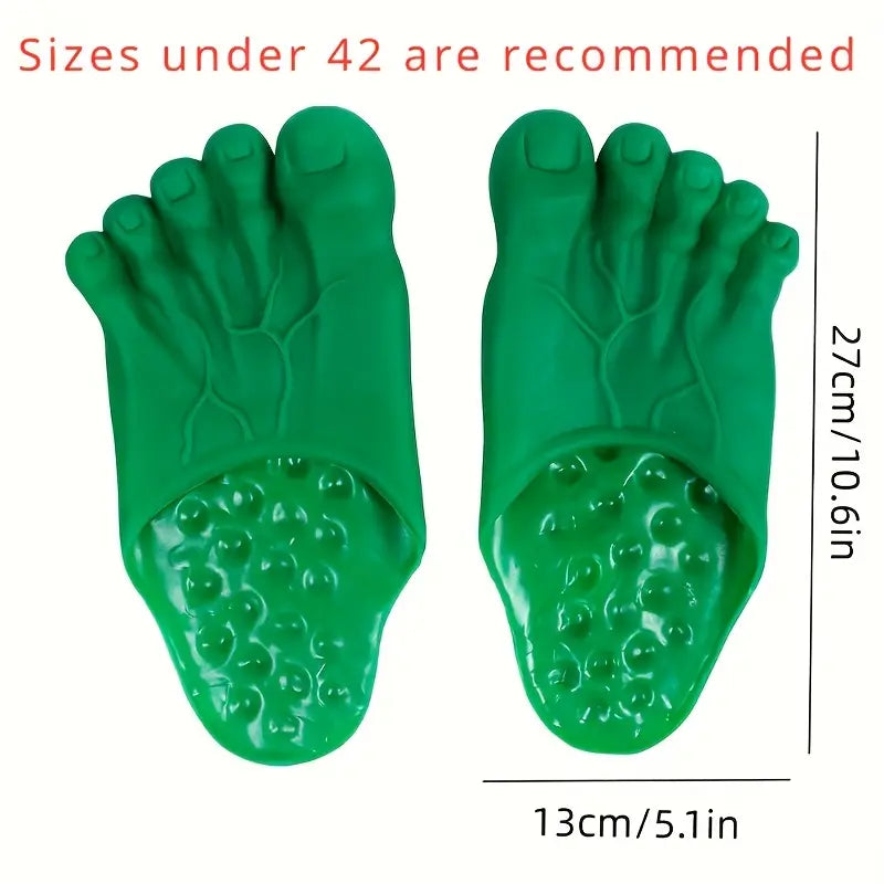 Novelty Bare Foot Slippers with Sculpted Toes for Costume Parties and Dress-Up [YQT:ULO-261012-007:dbb08f5934021015]