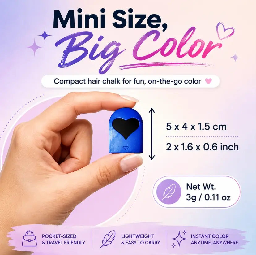 Temporary Hair Color Chalk Clips in 8 and 12 Color Sets [YQT:ULO-260914-002:fee7dd45abffde2d]