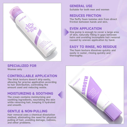 PHOFAY Body Hair Removal Mousse and Cream with Citrus Scent [YQT:ULO-260916-006:50d5dd85ca7a7e49]