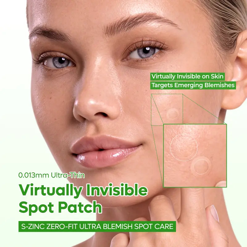 Dr.Melaxin S-ZINC ZERO-FIT Ultra Thin Blemish Spot Patches, 72 Count [YQT:ULO-261002-003:f393eb2bcf89ddca]