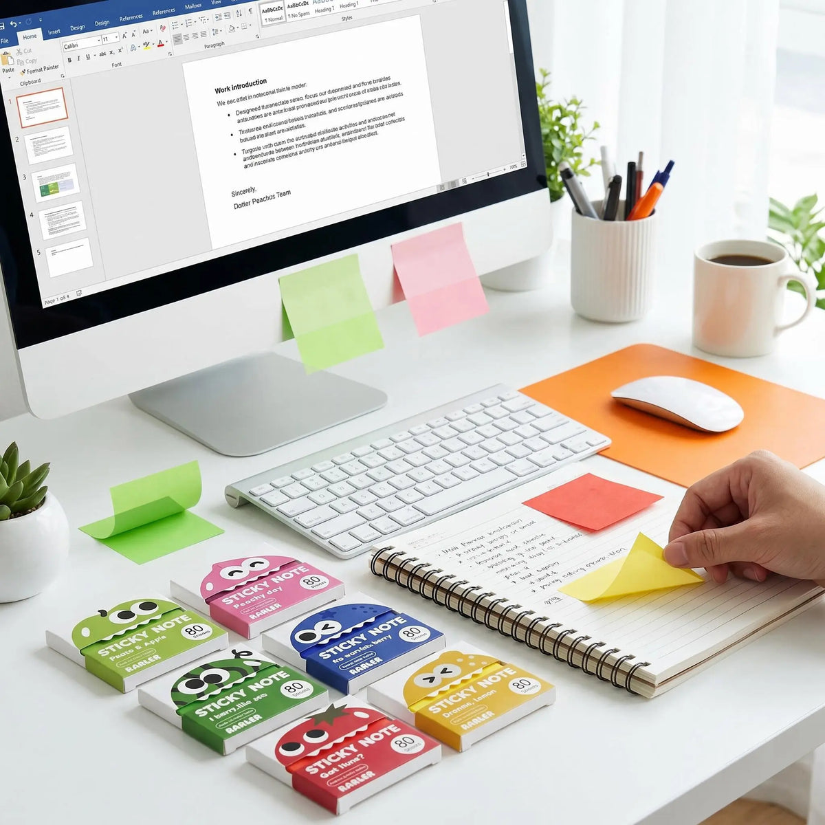 Transparent Pull-Out Sticky Notes with Colorful Fruit Character Boxes, 12 Pack [YQT:ULO-260912-005:f20bf0ad75881d74]