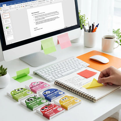 Transparent Pull-Out Sticky Notes with Colorful Fruit Character Boxes, 12 Pack [YQT:ULO-260912-005:f20bf0ad75881d74]