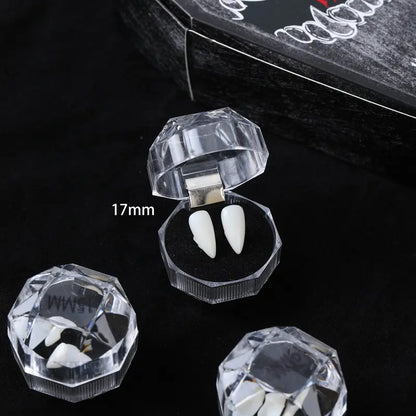 Vampire Fangs Set with Four Sizes for Halloween Costumes and Gothic Looks [YQT:ULO-261012-004:a2f929d4a0b7e873]